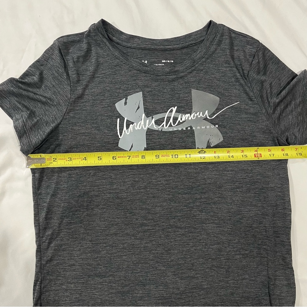 Under Armour Lot of 2 Loose Heatgear Size M Medium T-Shirts NWT-Pink & Gray - Picture 13 of 14